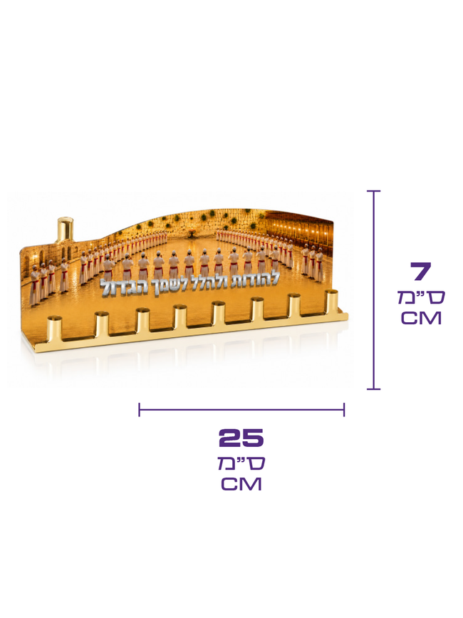 חנוכיה לנרות שעווה - הלווים