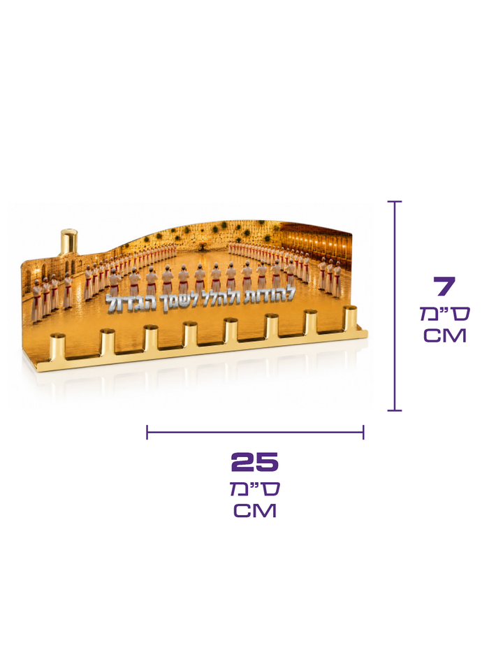 חנוכיה לנרות שעווה - הלווים